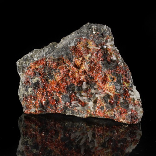 5" Bright Red REALGAR Terminated Acicular Cry...