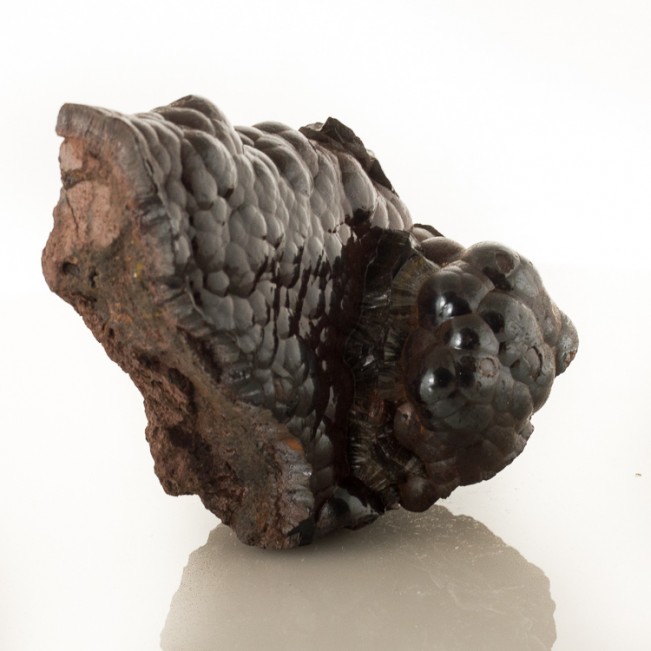 4.8" BriteShiny HEMATITE Bubbly Botryoidal Kidney Ore Formation Morocco for sale