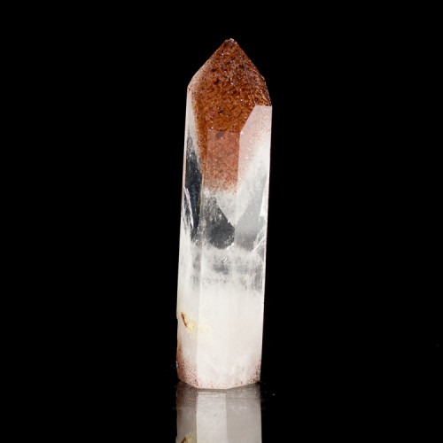 2.6" Polished QUARTZ Crystal +Rich RED LEPIDO...