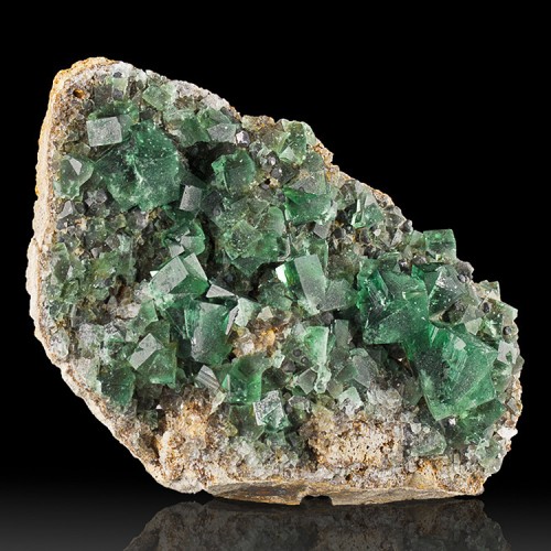 5.5" WetLook Clear Gem Green FLUORITE Crystal...