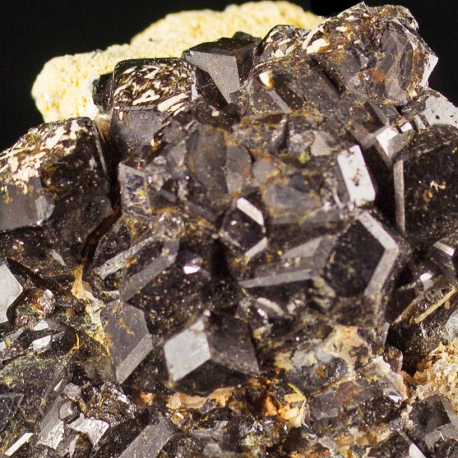 3" Dark Chocolate MELANITE GARNET Crystals Variety of Andradite Mali for sale