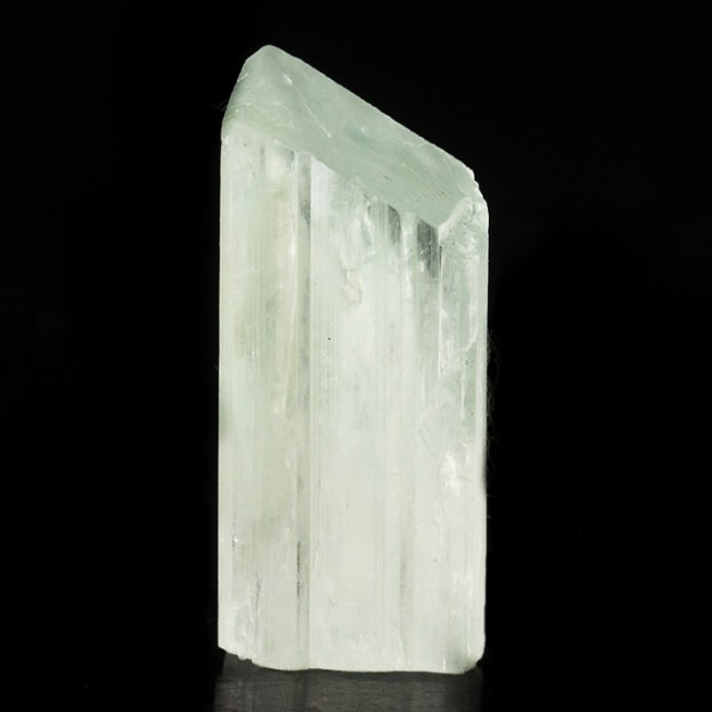1.3" 61ct Light GREEN HIDDENITE Terminated Crystal v.Spodumene Pakistan for sale