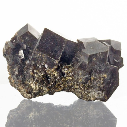 2.6" Dark ChocolateBrown MELANITE Crystals v....