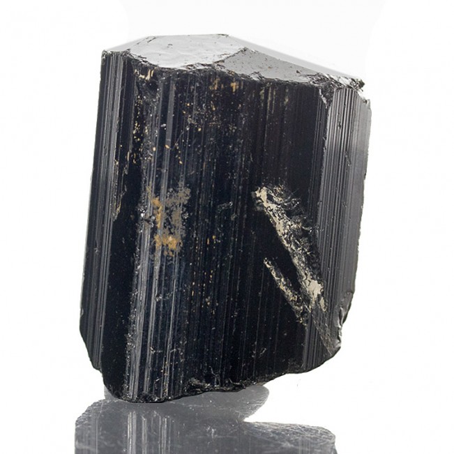 1.7" Black SCHORL TOURMALINE Terminated Crystal Brazil Old Collection for sale