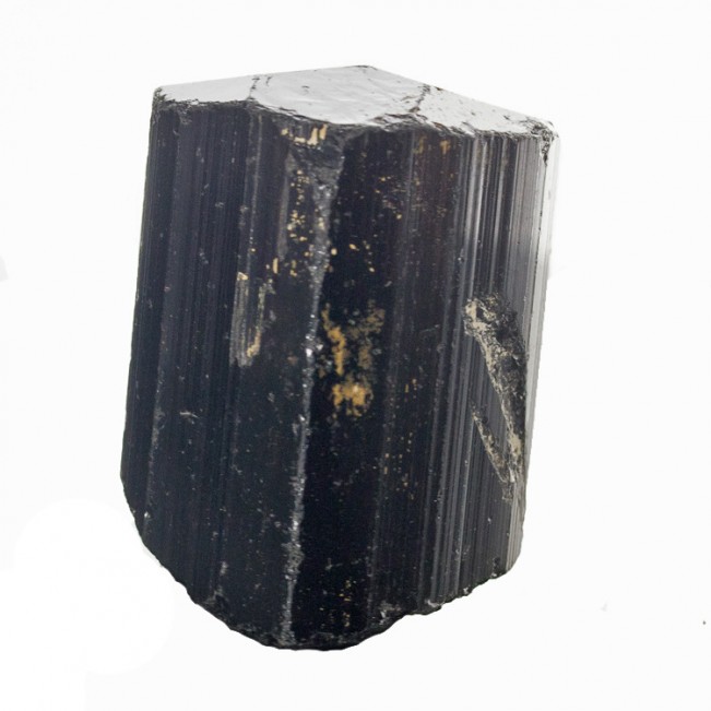 1.7" Black SCHORL TOURMALINE Terminated Crystal Brazil Old Collection for sale