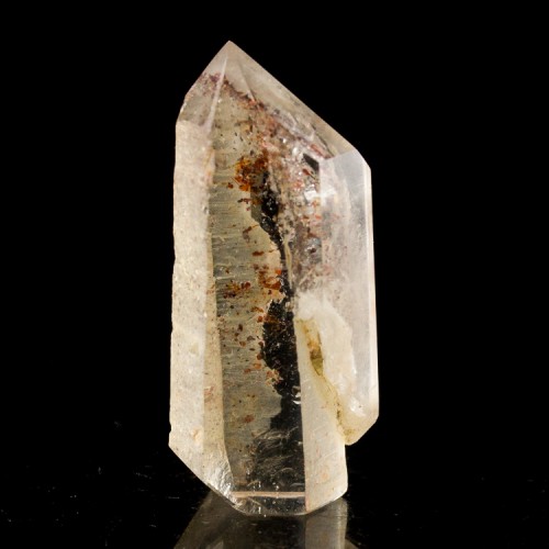 1.8" CONFETTI QUARTZ with BrightRed Lepidocro...