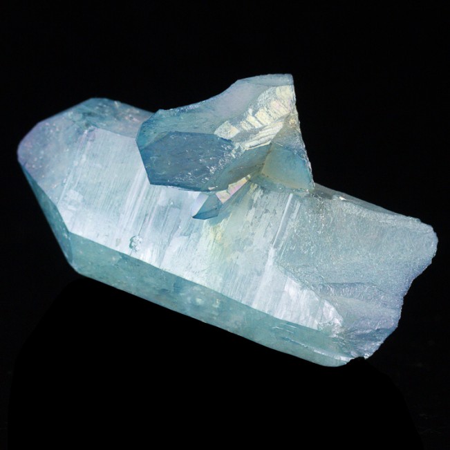 3.5" Brilliant Neon Turquoise AQUA AURA QUARTZ Terminated Crystals ARK for sale