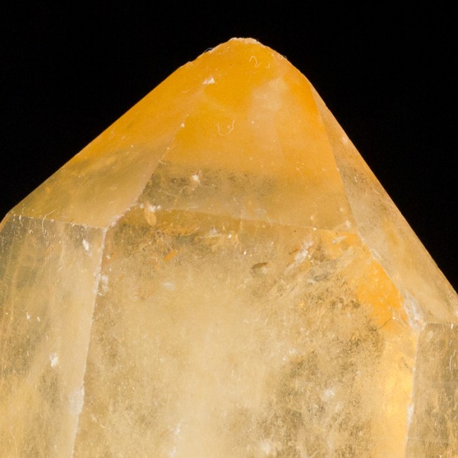 2.6" Colorful TANGERINE QUARTZ Sharp Gemmy Terminated Crystal Brazil for sale