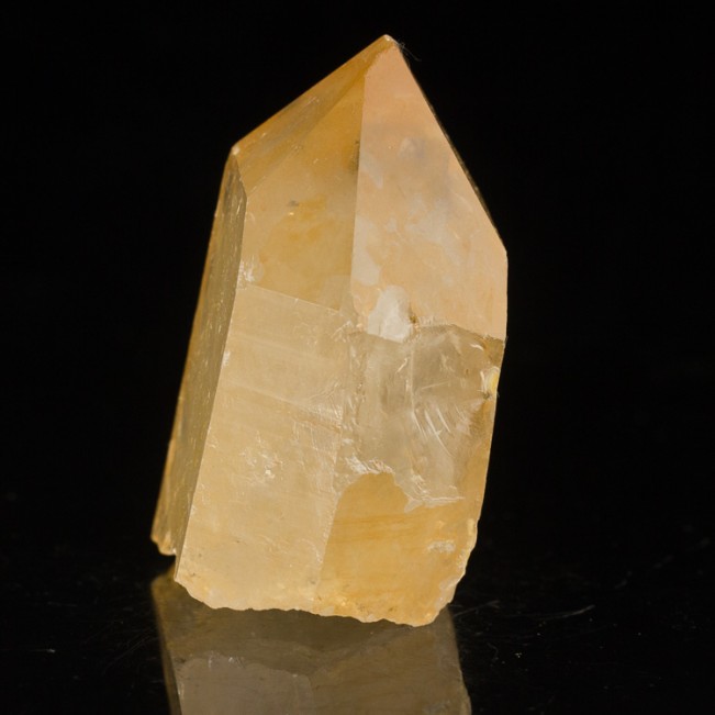 2.6" Colorful TANGERINE QUARTZ Sharp Gemmy Terminated Crystal Brazil for sale