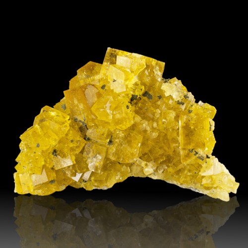 3.2" ButterYellow Cubic Gem FLUORITE Crystals...