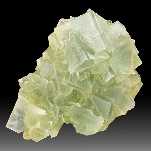 2.2" Pale Blue Green FLUORITE Sharp Cubic Cry...
