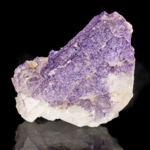 3.9" Purple-Violet Over Clear FLUORITE Cubic ...