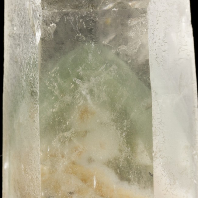 3.8" Multiple GREEN PHANTOM QUARTZ SharpShiny Terminated Crystal Brazil for sale