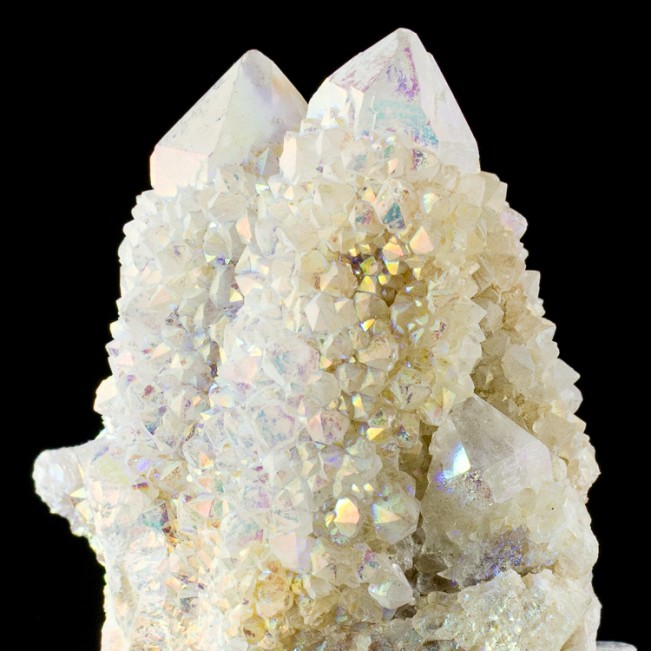 3.1" Bright SparkleGlitter RAINBOW AURA SPIRIT QUARTZ Crystals S.Africa for sale