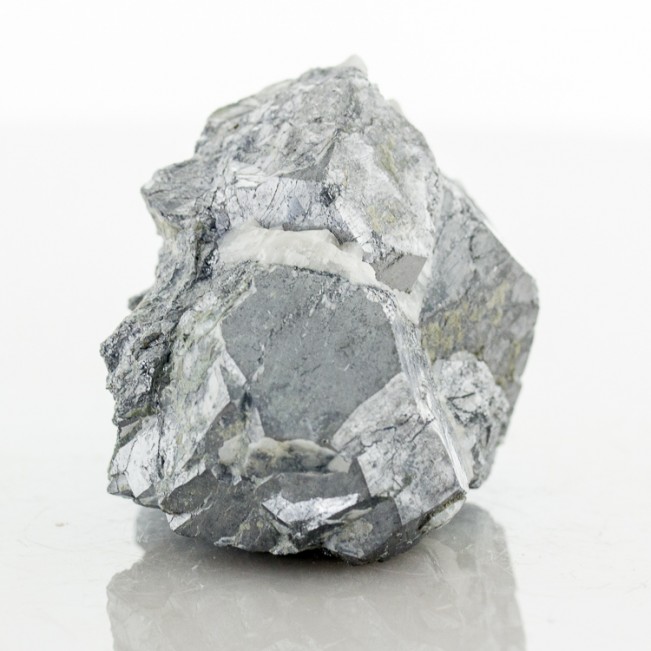 2.1" SKUTTERUDITE Crystals Brilliant Metallic Silver Cobalt Ore Morocco for sale