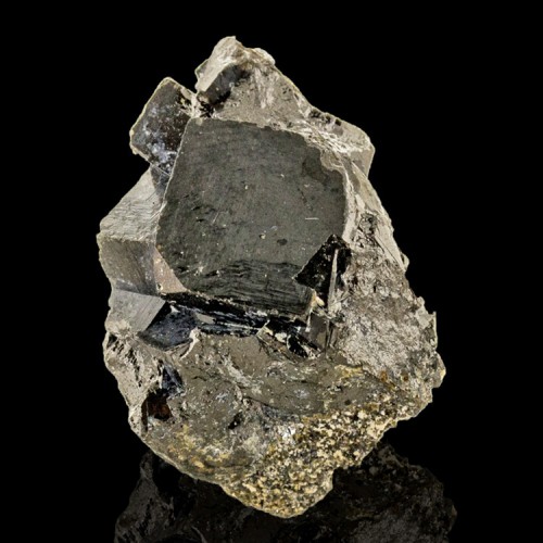 1.4" Sharp CUBIC MAGNETITE Shiny Metallic Bla...