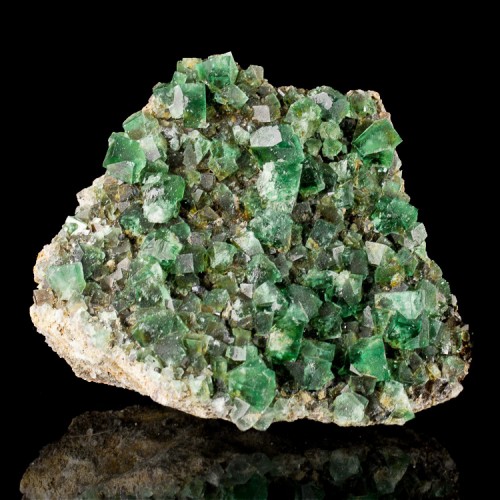 5.2" Blue Green FLUORITE Sharp Cubic Crystals...