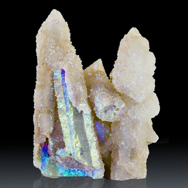 2.4" Bright Twinkling RAINBOW SPIRIT QUARTZ Sharp Crystals South Africa for sale