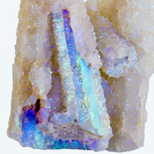 2.4" Bright Twinkling RAINBOW SPIRIT QUARTZ Sharp Crystals South Africa for sale