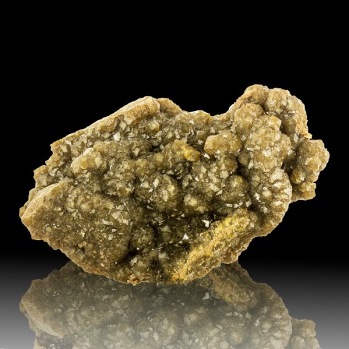 3" TOPAZOLITE v. ANDRADITE Sharp MetallicGold...