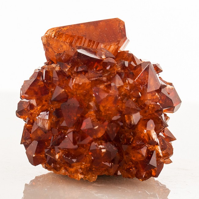 2.7" CrimsonRed ARKANITE Flashy Sharp Wet-Look Pristine Crystals Poland for sale