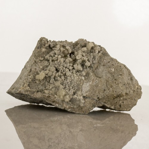 3.9" Milky White WELOGANITE Round Crystals on...