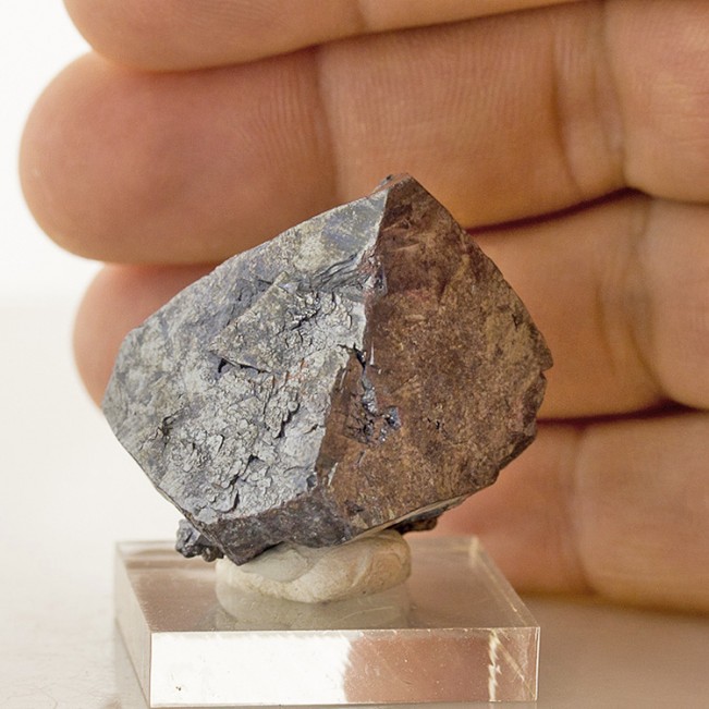1.6" Brilliant Metallic Octahedral CUPRITE Sharp Single Crystal Russia for sale