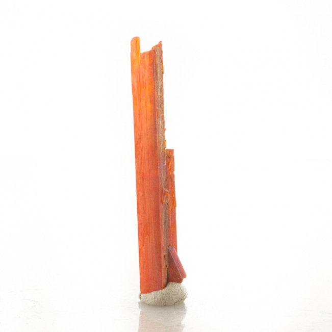 1.9" CROCOITE CRYSTAL Square Hollow Red Terminated 2010 Pocket Tasmania for sale