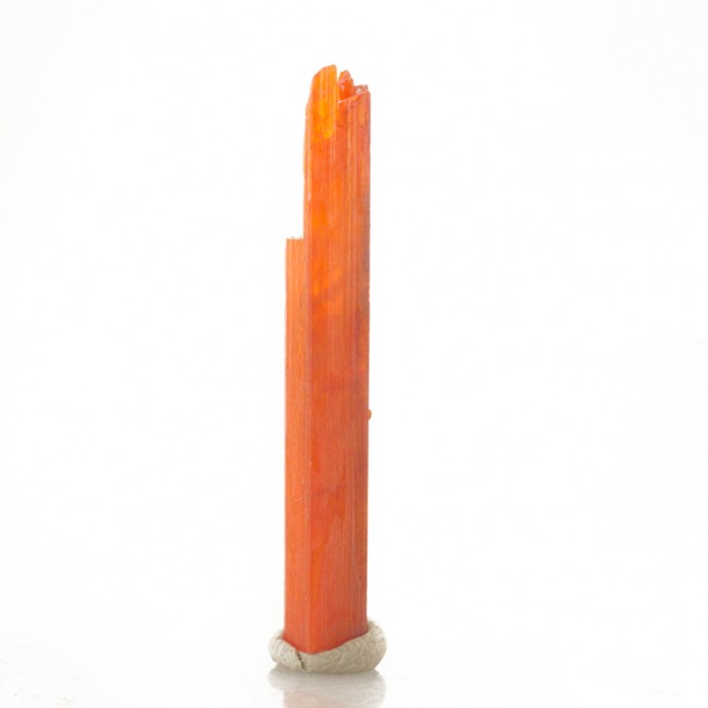 1.9" CROCOITE CRYSTAL Square Hollow Red Terminated 2010 Pocket Tasmania for sale