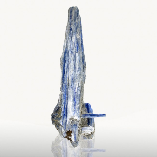 7.6" Blueberry BLUE KYANITE Extra-Long Bladed Crystals w-Quartz Brazil for sale
