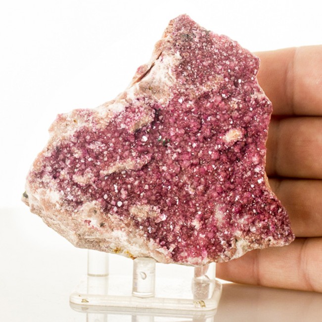 3.5" Rosy Raspberry COBALTOAN CALCITE Crystals Sharp & Sparkling Morocco for sale