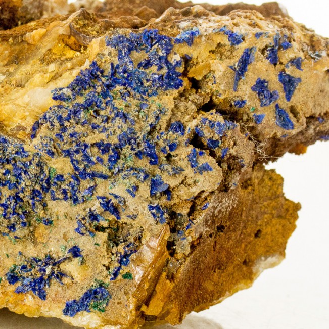 3.2" LINARITE Sharp Sparkly Royal Blue Crystals Grand Reef Mine Arizona for sale