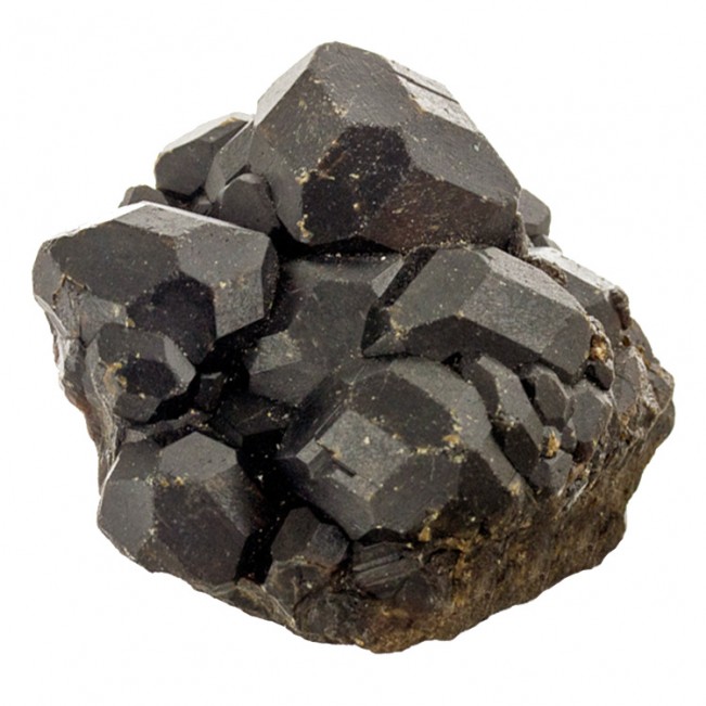 2.7" Robust Brown ANDRADITE v.MELANITE GARNET Sharp Shiny Crystals Mali for sale