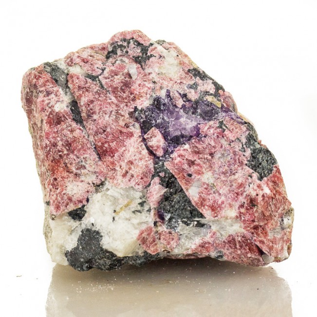 2.5" Color-Drenched Orchid Pink Crystalline EUDIALYTE Kipawa Quebec CAN for sale