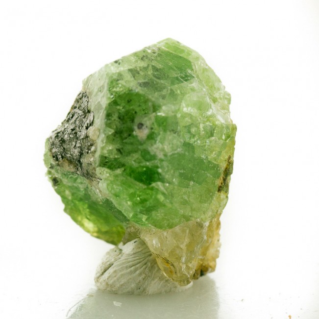 .9" 34.4ct GREEN TSAVORITE GARNET Sharp Shiny Gemmy Crystal Tanzania for sale