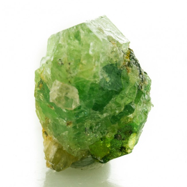 .9" 34.4ct GREEN TSAVORITE GARNET Sharp Shiny Gemmy Crystal Tanzania for sale