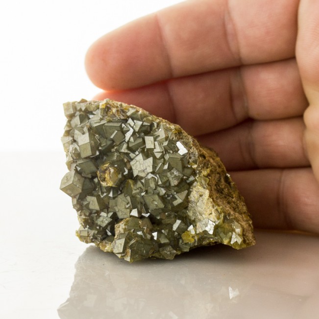 2.7" Topazolite Shiny Luster ANDRADITE GARNET Crystals Stanley Butte AZ for sale