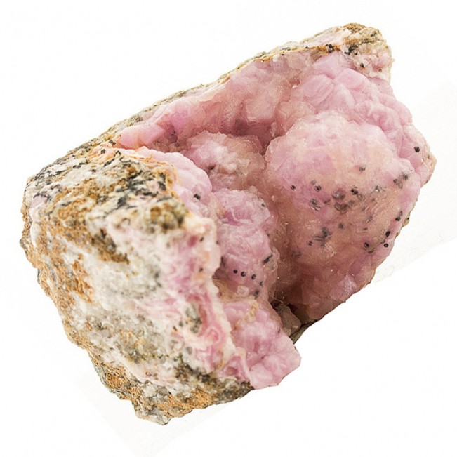 3.3" Bubble Gum Pink COBALTOAN CALCITE Shiny Crystals to 9mm Morocco for sale