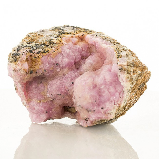 3.3" Bubble Gum Pink COBALTOAN CALCITE Shiny Crystals to 9mm Morocco for sale