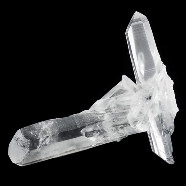 3.2" Sharp Gemmy Clear Terminated TIBETAN QUARTZ Crystals Himalaya Mtns for sale