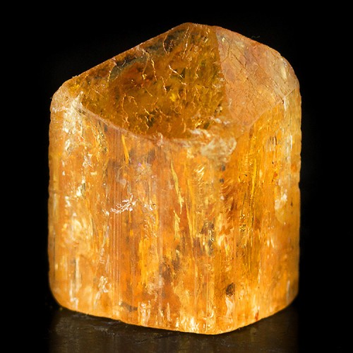 .6" 17ct Terminated Gem IMPERIAL TOPAZ Tanger...