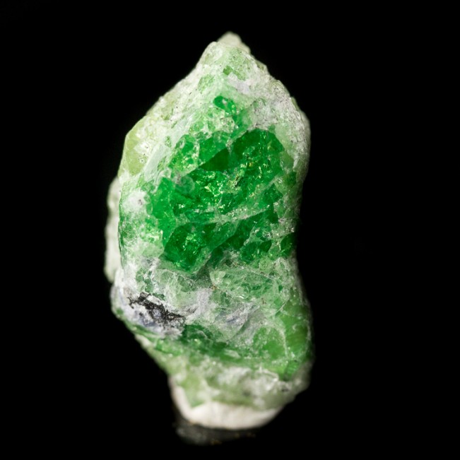 1.3" Sharp Gemmy Vibrant Grass Green TSAVORITE GARNET Crystals Tanzania for sale