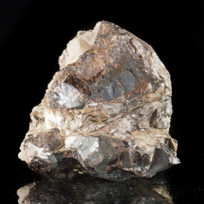 1.9" SharpShiny Metallic RedBlack RUTILE Crystal inMatrix Graves Mtn GA for sale