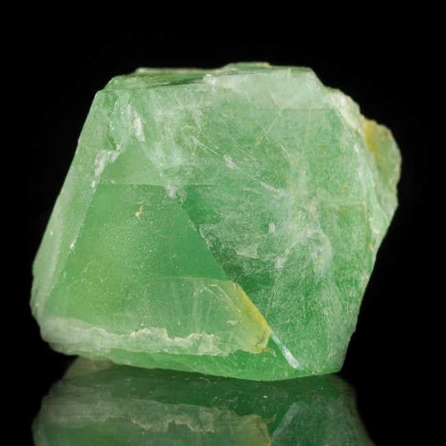1.4" Jelly Bean GREEN FLUORITE Octahedral Crystal William Wise Mine NH for sale