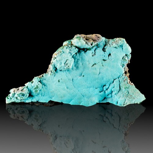 5.0" Turquoise Blue CHRYSOCOLLA Smooth Botryo...