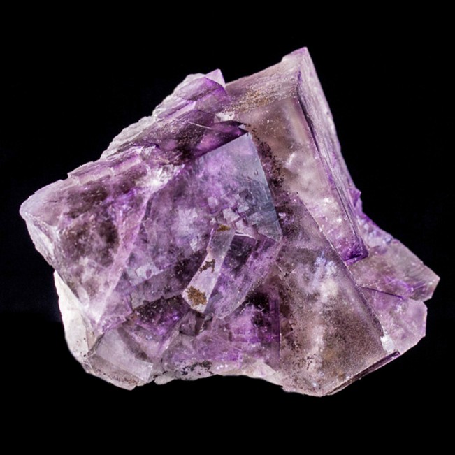 3.1" Sharp Cubic PURPLE FLUORITE Crystals to1.5" Greenlaws Mine England for sale