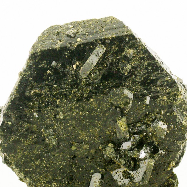 2.2" Lustrous Dark OliveGreen EPIDOTE Pseudo Hexagonal Crystal Pakistan for sale
