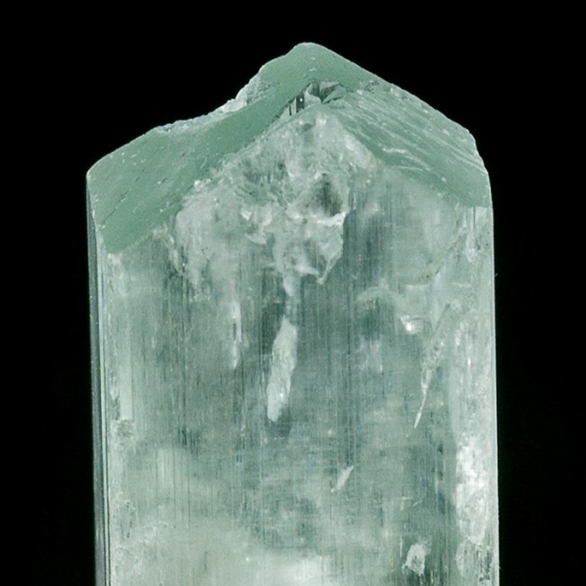 1.8" 62ct Lt Green GEM HIDDENITE Natural Terminated Crystal Afghanistan for sale