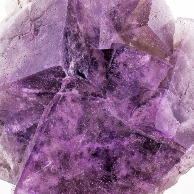 2.7" Greenlaws Mine PURPLE FLUORITE Sharp Cubic Crystals to1.5" England for sale