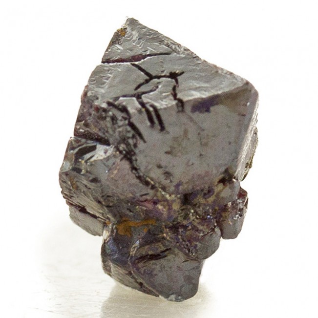 11mm MetallicSilverBlack Octahedral CUPRITE SharpSingle Crystal Siberia for sale